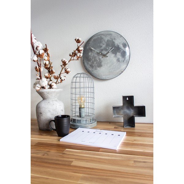 Stenska ura ø 35 cm Moon – NeXtime-image-1