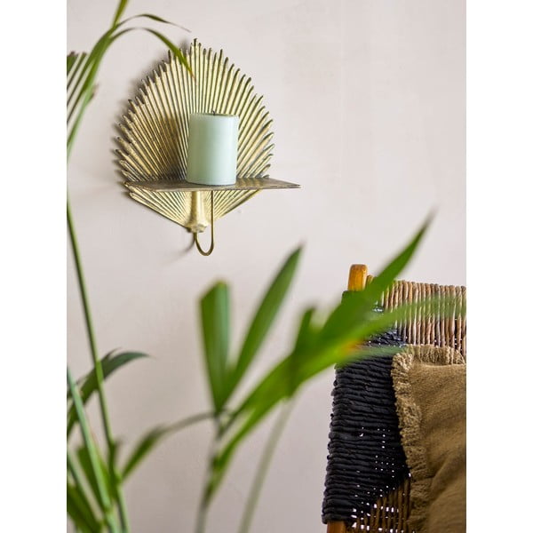 Kovinska polica v zlati barvi 26 cm Venche – Bloomingville-image-1