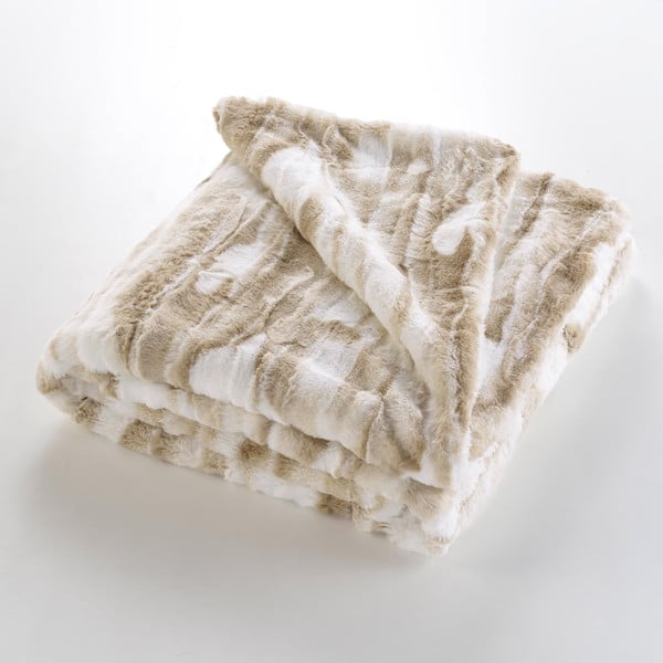Bež odeja iz umetnega krzna 180x220 cm Cheyenne – douceur d'intérieur