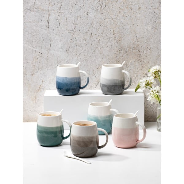 Turkizna porcelanasta skodelica 380 ml Immerse – Ladelle-image-1