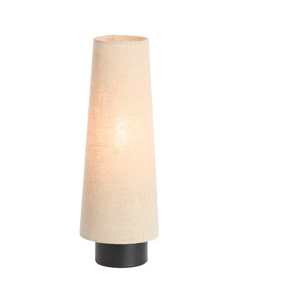 Bež kovinska namizna svetilka s tekstilnim senčilom (višina 42 cm) Howie – Light & Living-image-2