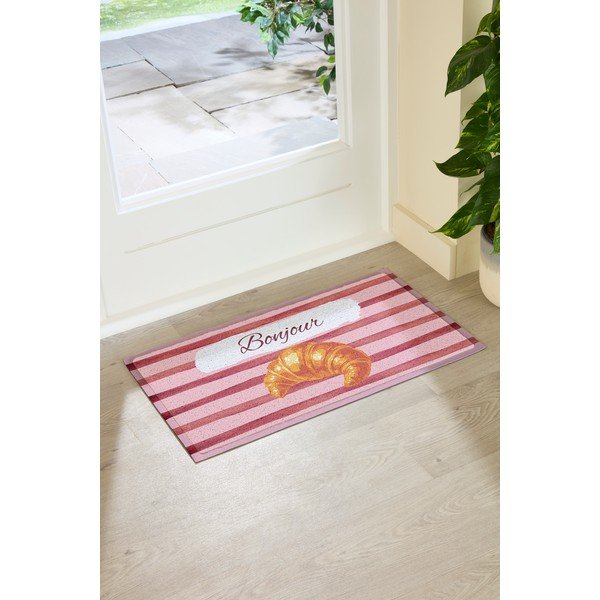 Predpražnik iz PVC-ja 40x70 cm  Croissant Bonjour – Artsy Doormats-image-2