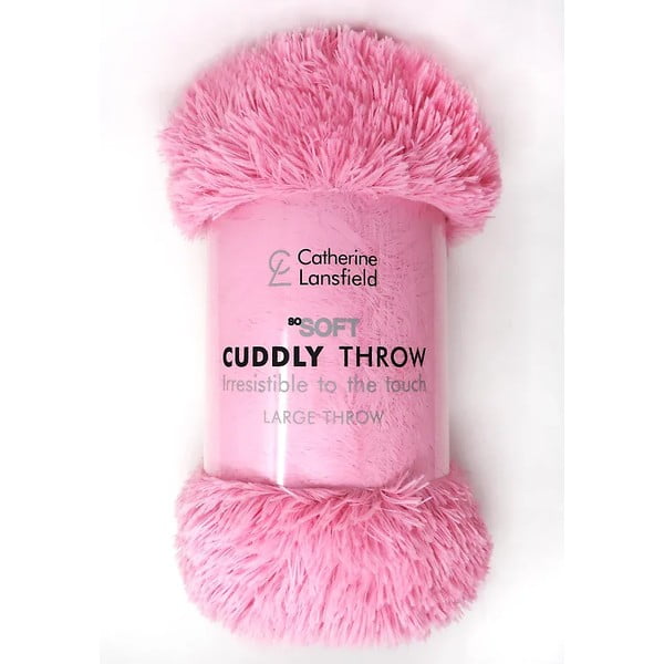 Rožnata odeja iz mikropliša 150x200 cm Cuddly – Catherine Lansfield-image-2