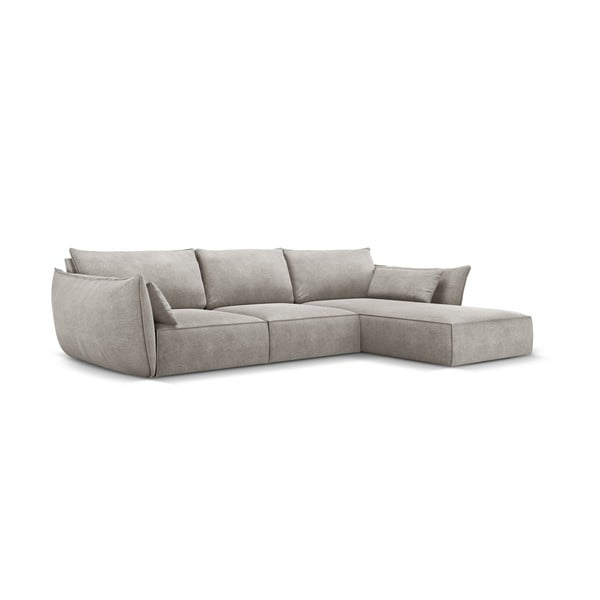 Svetlo siv kotni kavč (desni kot) Vanda - Mazzini Sofas-image-2