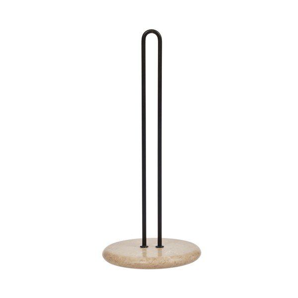 Bež marmorno stojalo za papirnate brisače ø 14 cm Savi – OYOY Living Design