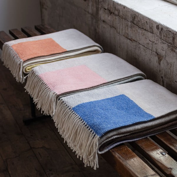 Svetlo vijolična/bež odeja 125x190 cm Brick – Mette Ditmer Denmark-image-4