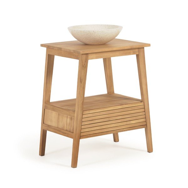 Omarica za pod umivalnik iz tikovine Kave Home Nedelja-image-4