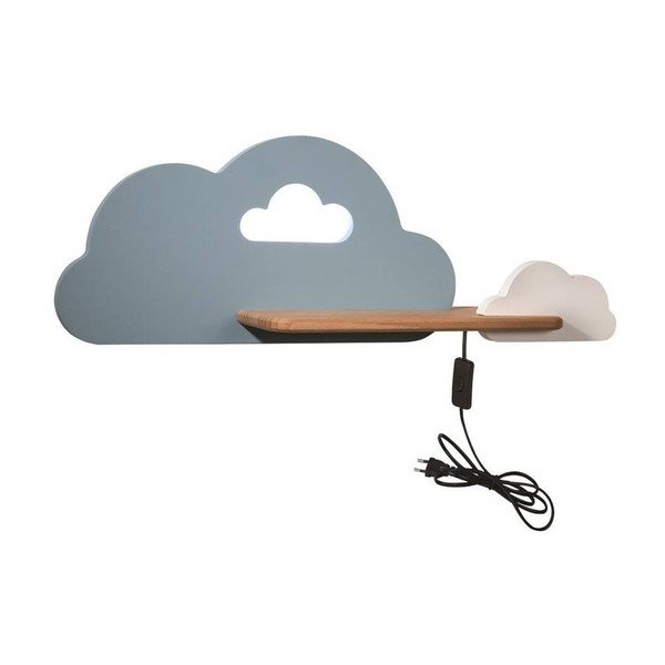 Bela/modra otroška svetilka Cloud – Candellux Lighting