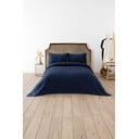 Temno modro pregrinjalo 200x220 cm Waffle – Mijolnir
