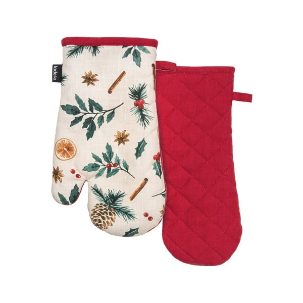Kuhinjske rokavice z božičnim motivom v kompletu 2 ks Evergreen – Ladelle
