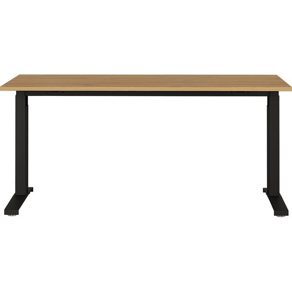Pisalna miza s ploščo v hrastovem dekorju 80x160 cm Agenda - Germania