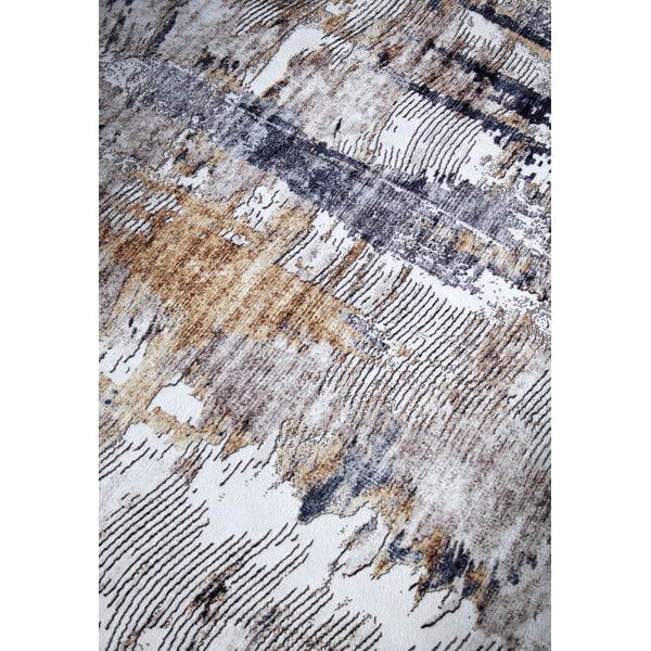 Svetlo siva preproga 200x290 cm Malard Anthracite Gold – Elle Decoration-image-4