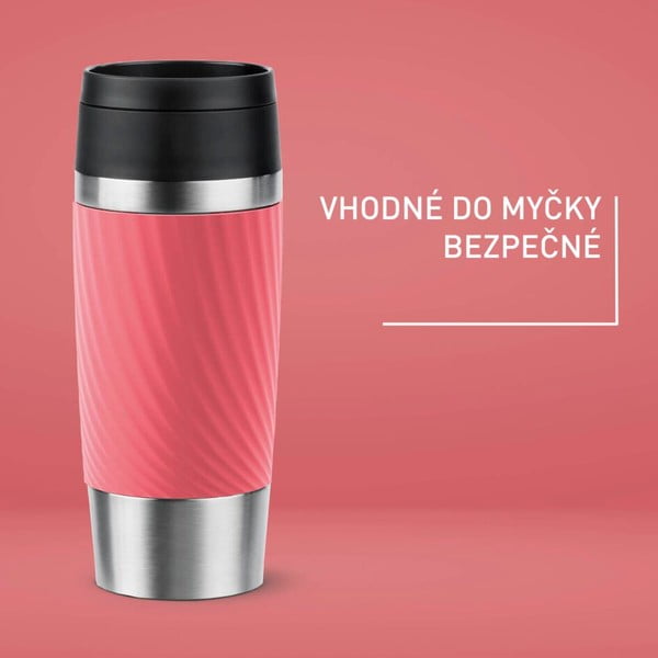 Rožnato-oranžen potovalni lonček 360 ml – Tefal-image-4