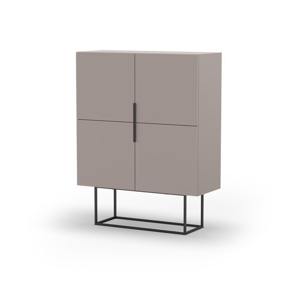 Sivo-bež omarica 100x130 cm Titan – Marckeric-image-3