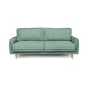 Zelena raztegljiva sedežna garnitura iz tkanine bouclé 215 cm Patti – Bonami Selection
