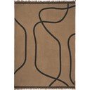 Svetlo rjava odeja 130x175 cm Shadow  – Mette Ditmer Denmark