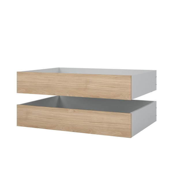 Predali za pod posteljo v kompletu 2 ks 90x190/140x190 cm Naia – Tvilum-image-3