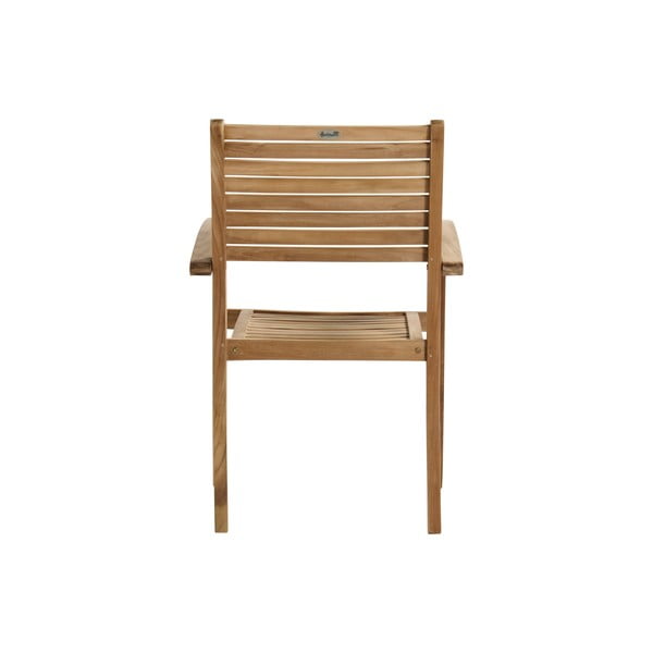 Vrtni stol iz masivnega lesa v naravni barvi Sunderland – Hartman-image-3