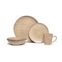 Bež lončen jedilni set 16 kosov Glosia - Bonami Selection