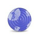 Modra napihljiva blazina za plažo The Nice Fleet Goa