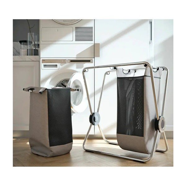 Svetlo rjav tekstilni zložljiv koš za perilo 200 l – simplehuman-image-4