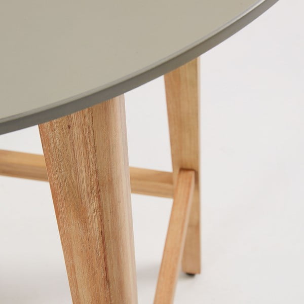 Balkonska mizica iz evkaliptusovega lesa Kave Home Giorgia, ⌀ 70 cm-image-1