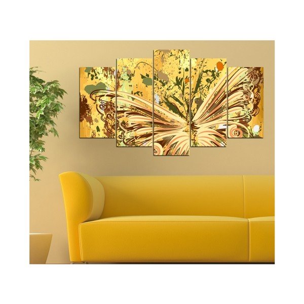Večdelna slika Insigne Amarillo, 102 x 60 cm-image-1