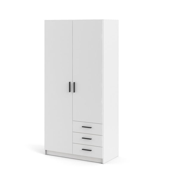 Bela garderobna omara 99x200 cm Sprint – Tvilum-image-4