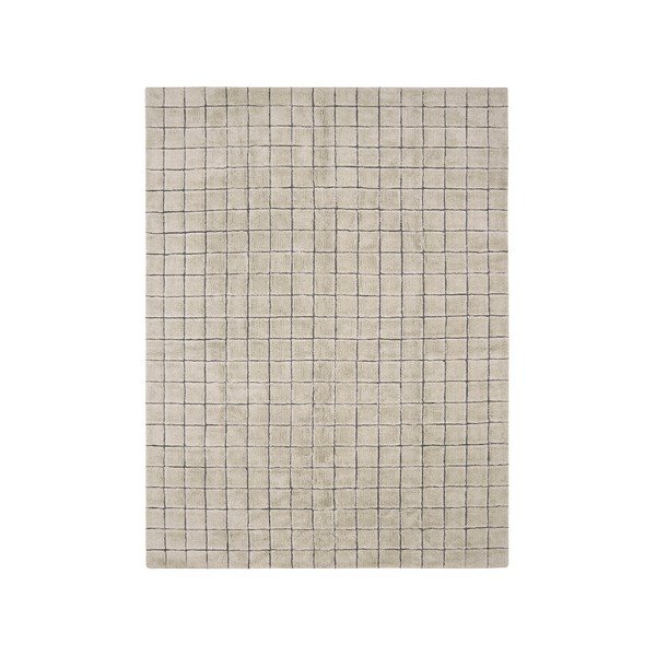 Bež ročno tkana volnena preproga 230x300 cm Mosaic Sandstone – Lorena Canals