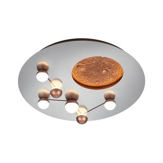 Bela/bronasta LED zatemnitvena stropna svetilka ø 50 cm Zodiac – Trio