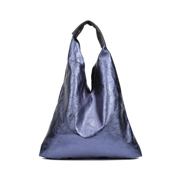 Modra usnjena torbica Isabella Rhea Lisco Blu-image-3