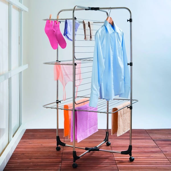 Sušilnik za perilo s tremi nivoji Wenko -image-1