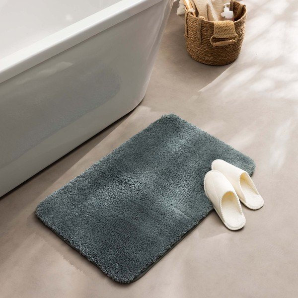 Prašno zelena kopalniška preproga 50x80 cm Mael – douceur d'intérieur-image-1