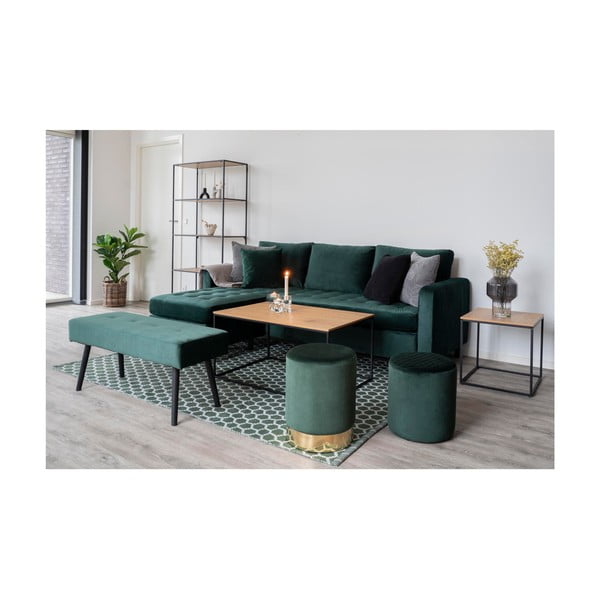 Kavna mizica s ploščo v hrastovem dekorju House Nordic Vita, 90 x 60 cm-image-4