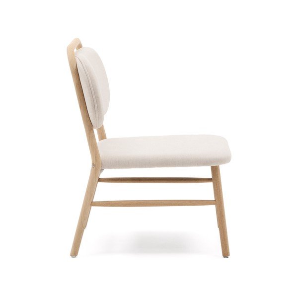 Bež fotelj iz šenilje Helda – Kave Home-image-3