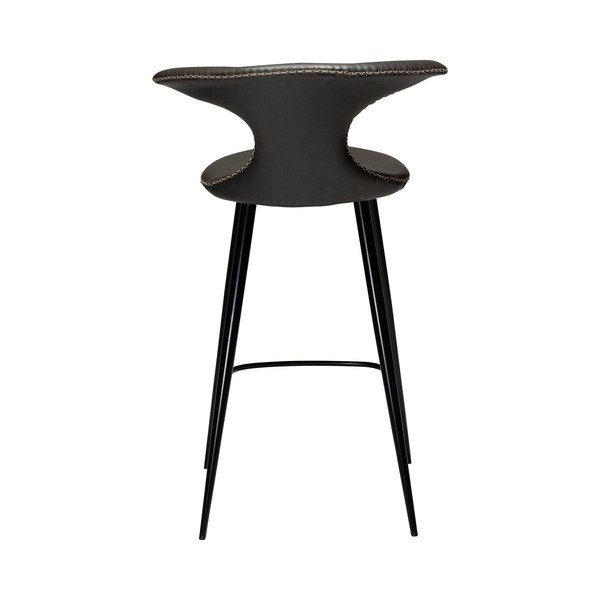 Temno siv barski stol iz umetnega usnja DAN-FORM Denmark Flair, višina 90 cm-image-4