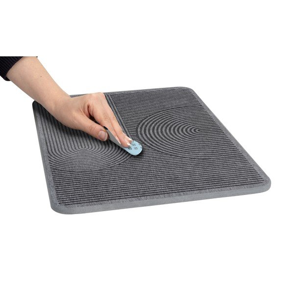 Siva odcejalna podloga iz diatomejske zemlje 40x30 cm Damon – Wenko-image-4