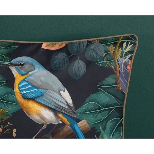 Antracitno siva podaljšana posteljnina za zakonsko posteljo iz bombažnega satena 200x220 cm Dilana – Descanso-image-3