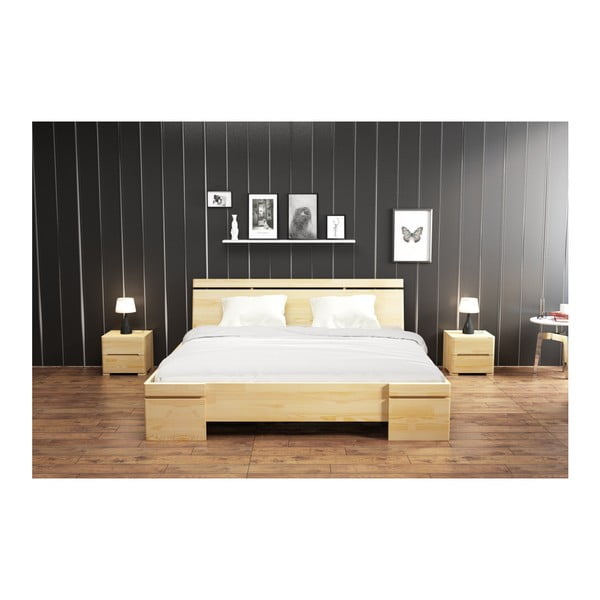 Dvoposteljna postelja iz borovega lesa SKANDICA Sparta Maxi, 200 x 200 cm-image-4