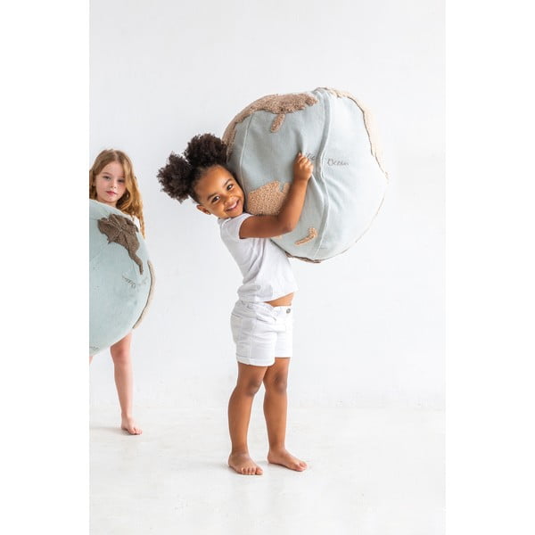 Modra/bež otroška vreča za sedenje World Map – Lorena Canals-image-4