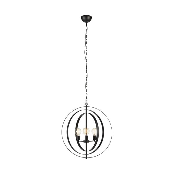 Črna viseča svetilka Markslöjd Orbit Pendant 3L