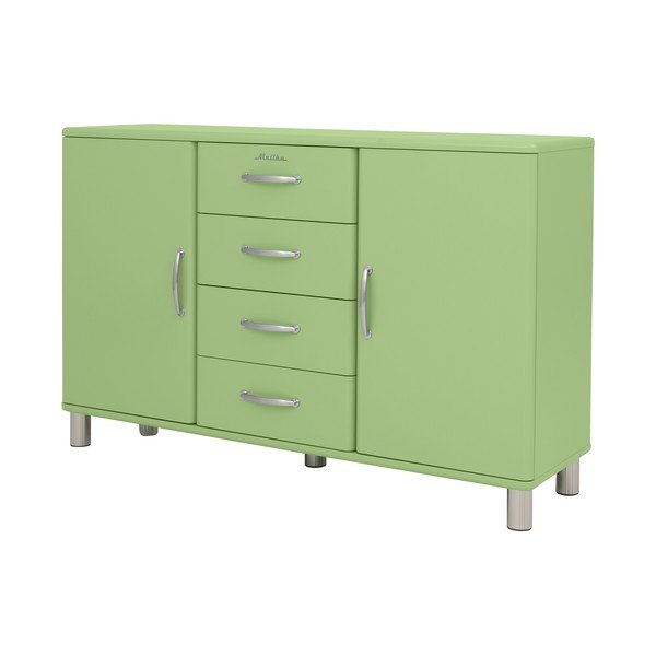 Zelena nizka komoda 146x92 cm Malibu - Tenzo-image-2