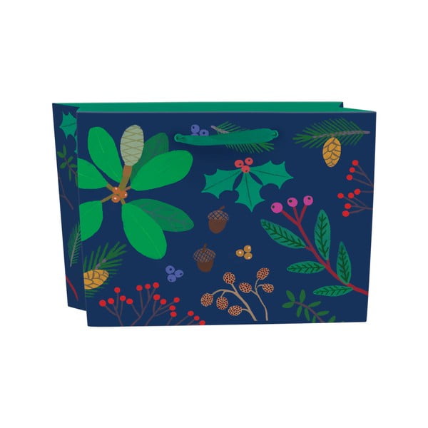 Darilna vrečka z božičnim motivom 35x14,5 cm Holly Berry – Roger la Borde