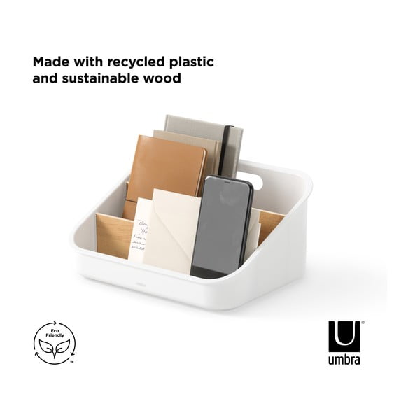 Beli plastični organizator kopalnice Bellwood - Umbra-image-4