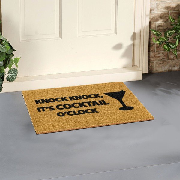 Rogoznica iz naravnega kokosovega vlakna Artsy Doormats Cocktail, 40 x 60 cm-image-1