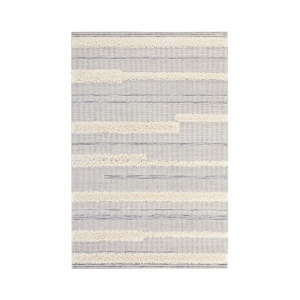 Siva preproga Mint Rugs Handira Stripes, 77 x 150 cm