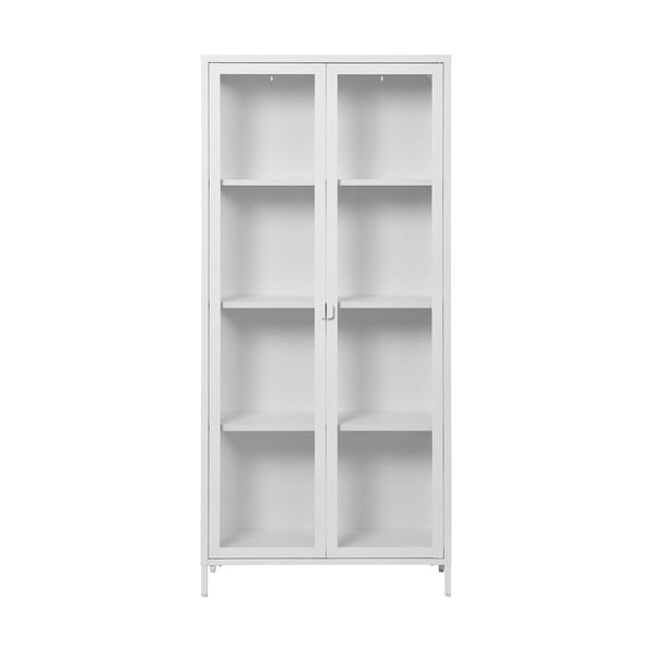 Bela kovinska vitrina 80x175 cm Brisbane – House Nordic