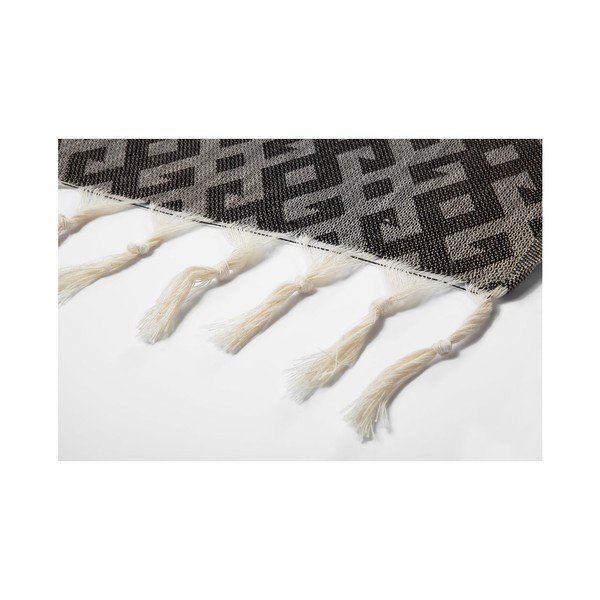 Brisača za savno Orient Black, 95x175 cm-image-1