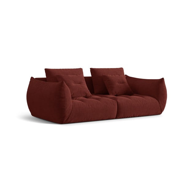 Rdeča sedežna garnitura 232 cm Bloom – Micadoni Home-image-2