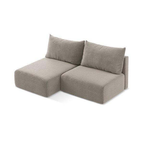 Bež raztegljiva/s prostorom za shranjevanje kotna sedežna garnitura (levi kot) Kalena – Makamii-image-3